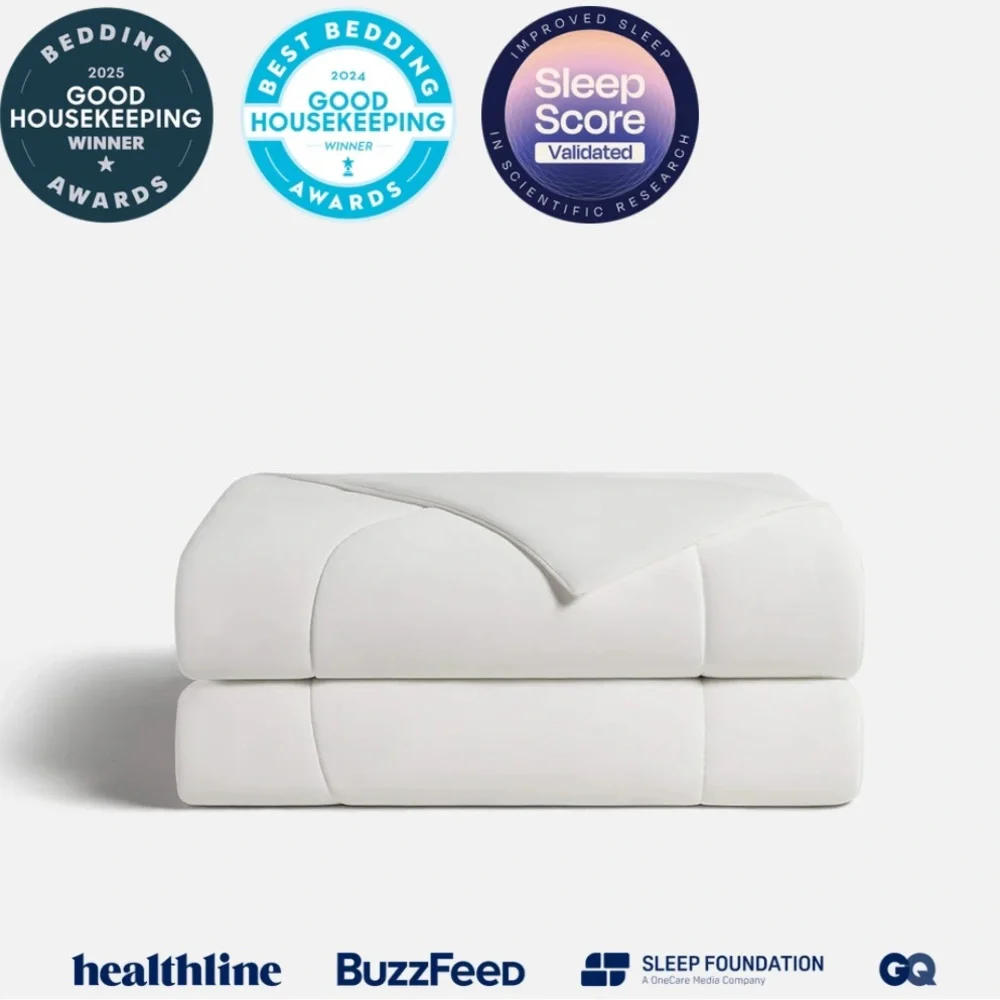 REST Evercool Cooling Comforter in Artic White - Queen + King